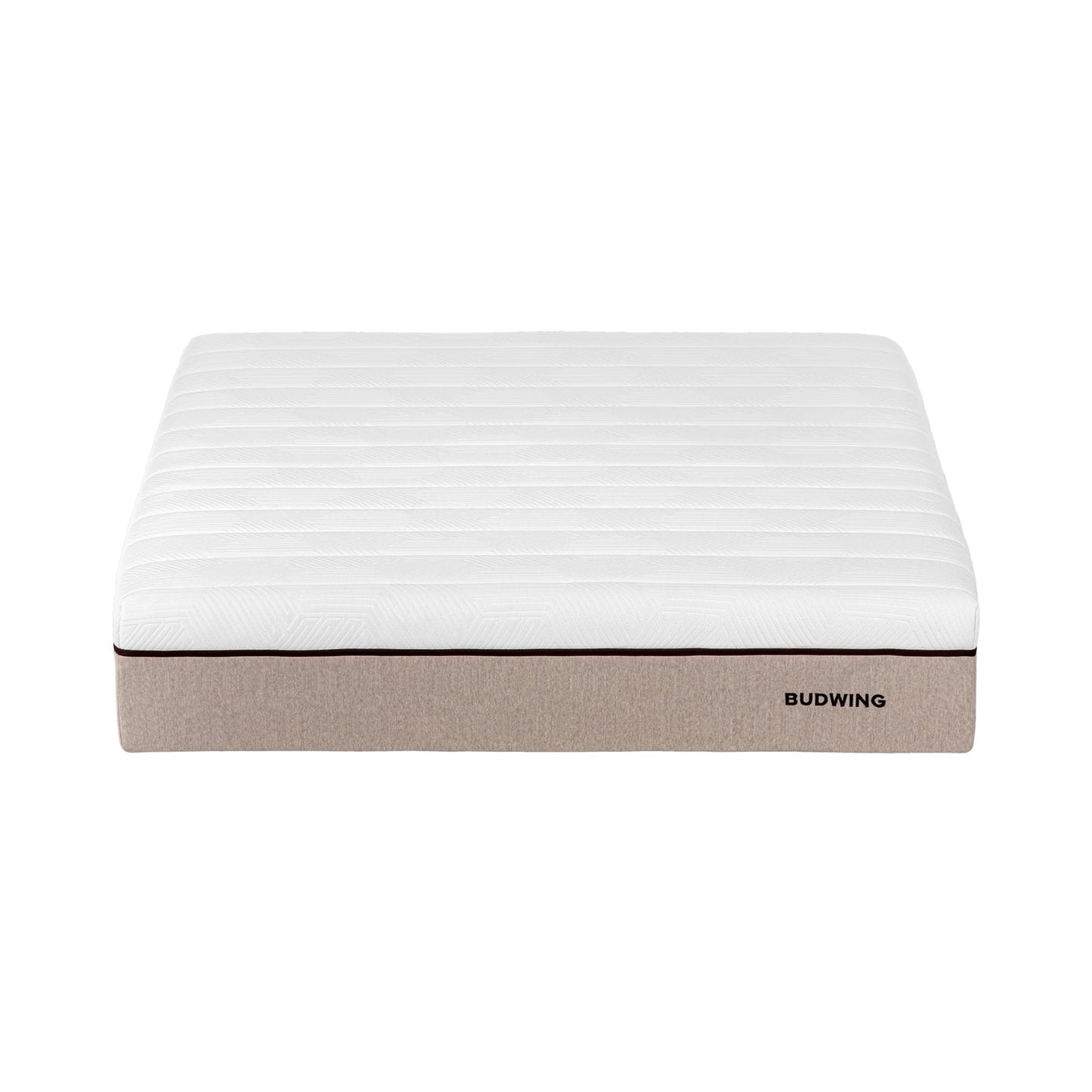 Colchão Hybrid Sense com molas ensacadas e espuma viscoelástica – vista frontal