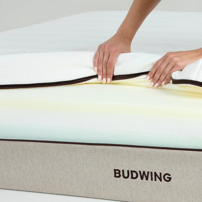 Colchão de Molas Ensacadas de 7 zonas com Espuma Viscoelástica + Espuma Perfilada - BioHybridM587E190090CL